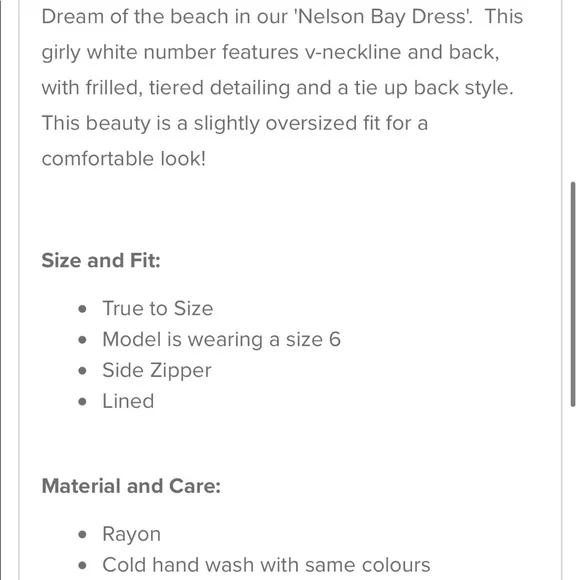 Mura boutique Nelson bay dress - Picture 5 of 5